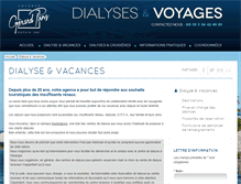 Tablet Screenshot of dialyses-et-vacances.tm.fr